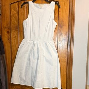 Michael Kors White Sleeveless Mini Dress
